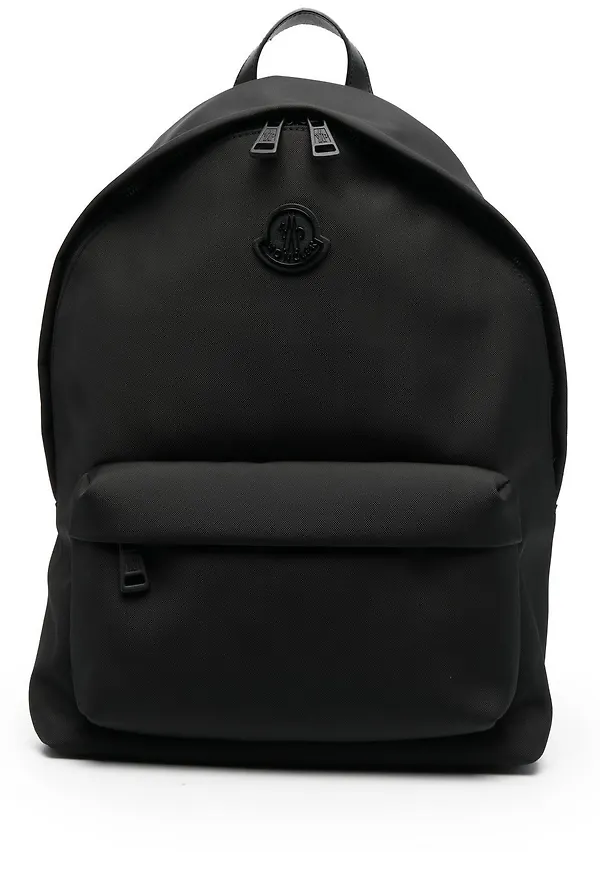 Moncler ryggsäck med dragkedja - Svart