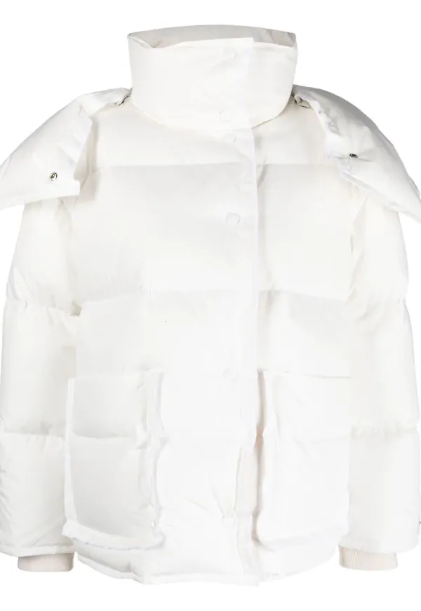 Moncler Sandy kort dunjacka - Vit