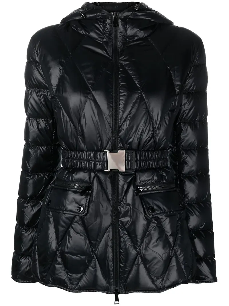 Moncler Serignan quiltad jacka - Svart