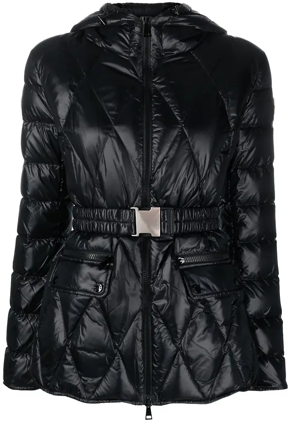 Moncler Serignan quiltad jacka - Svart