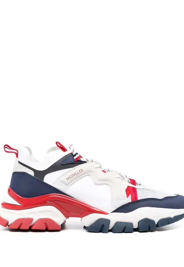Moncler sneakers med panel - 002 WHITE