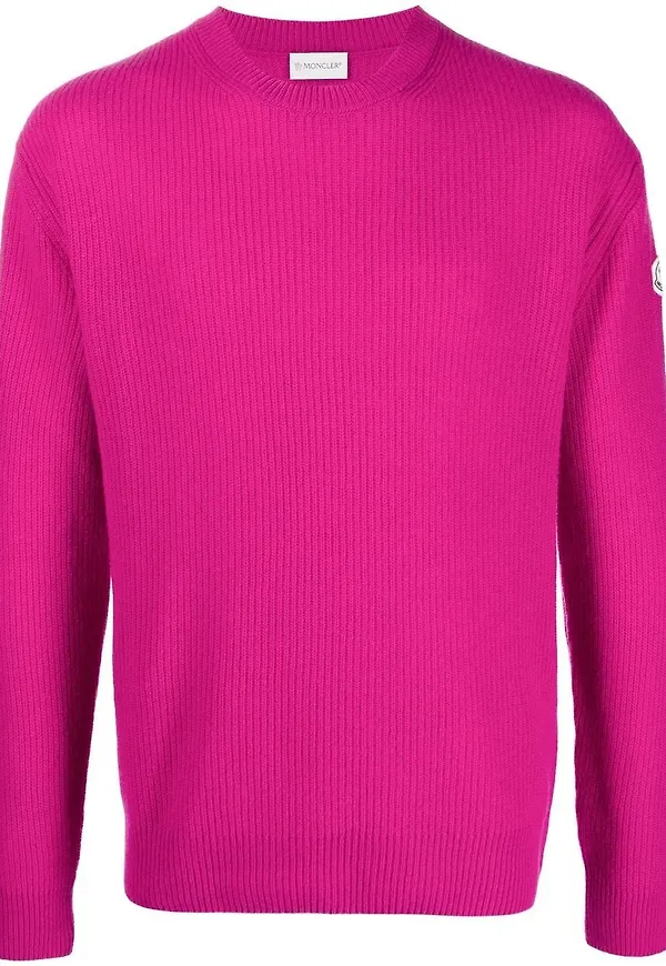 Moncler stickad tröja - Rosa