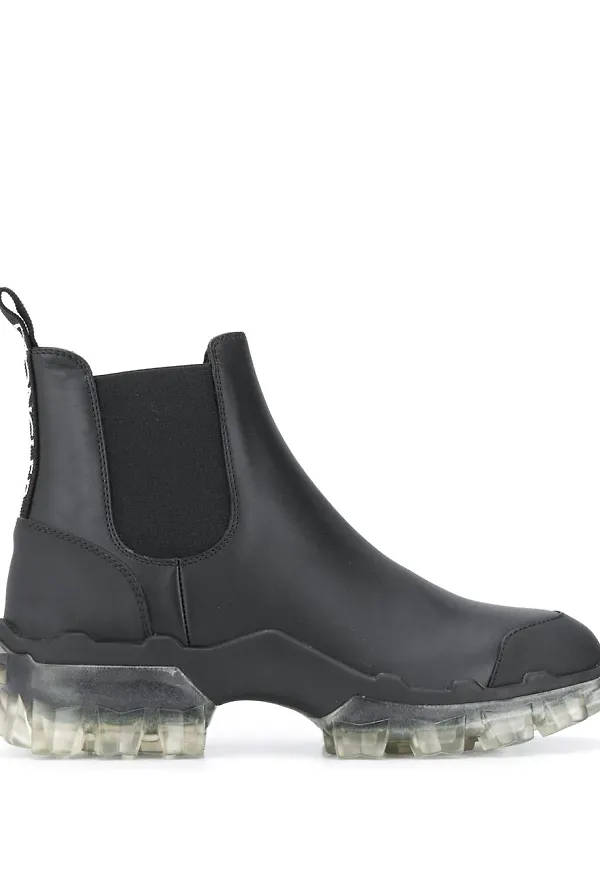 Moncler stövletter med skir sula - Svart