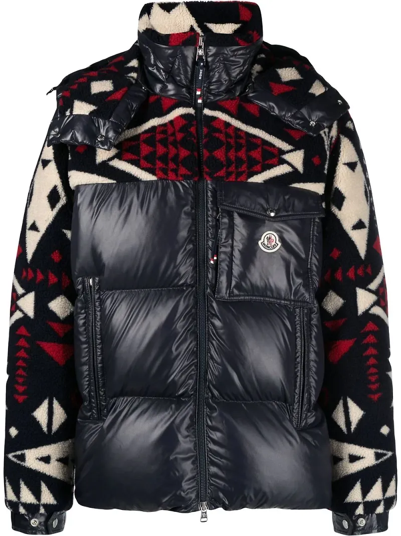 Moncler Thymelee vadderad dunjacka - Blå