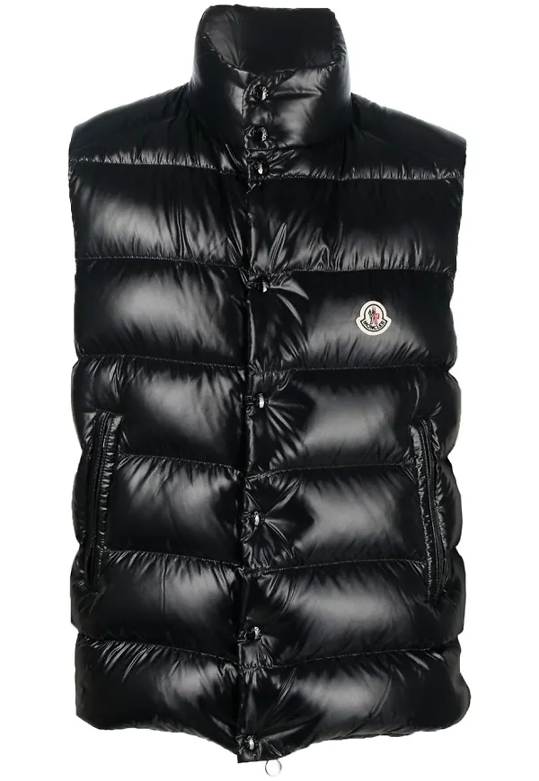Moncler Tibb vadderad dunväst - Svart