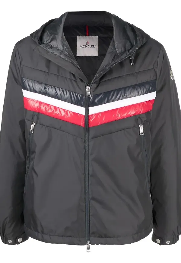 Moncler Tinian jacka med huva - Grå