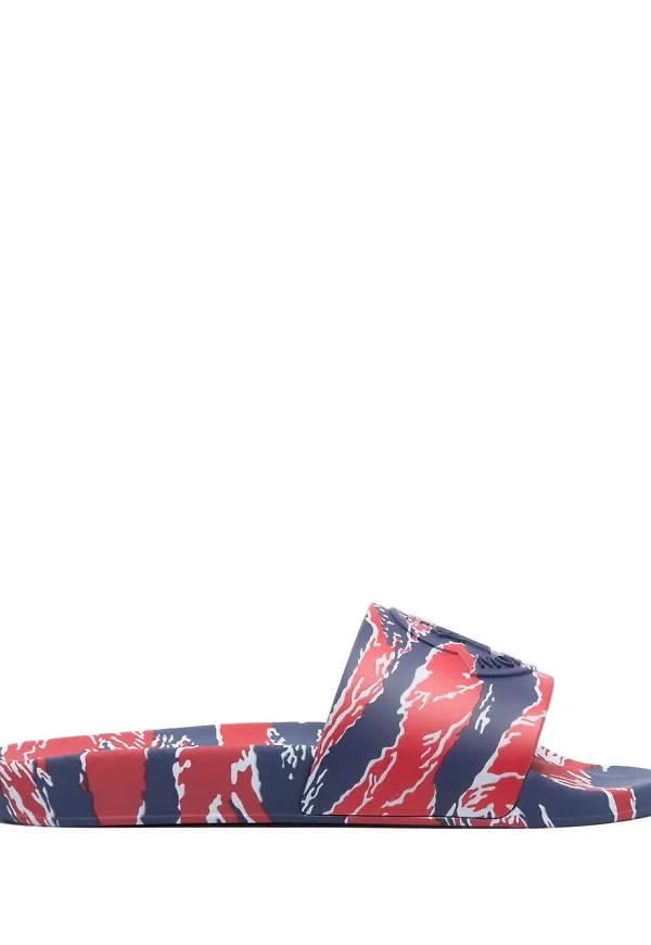 Moncler tofflor med tryck - Blå