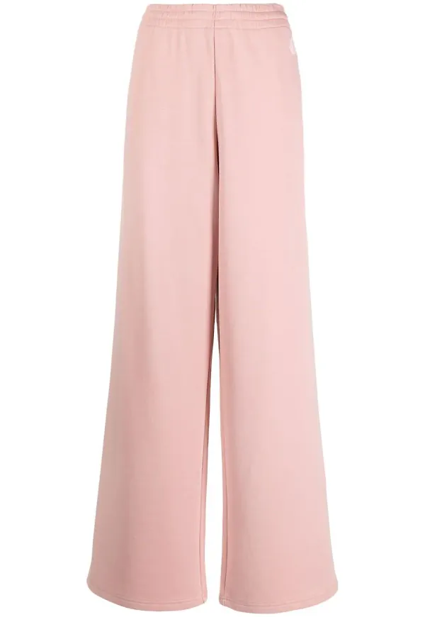 Moncler trackpants med vida ben - Rosa
