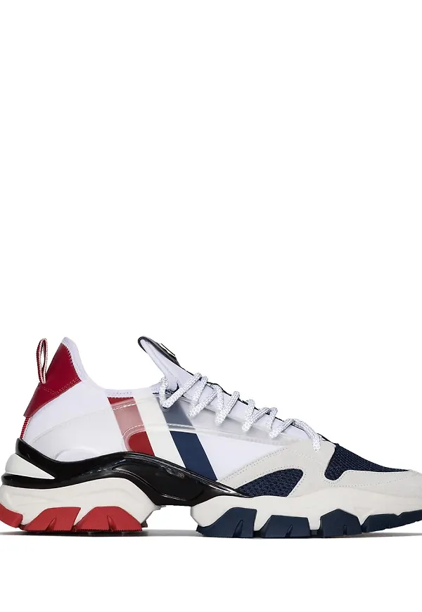 Moncler Trevor lädersneakers - Vit