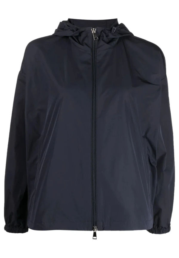 Moncler Tyx Giubbotto Jacka Mörkblå Blå, Dam