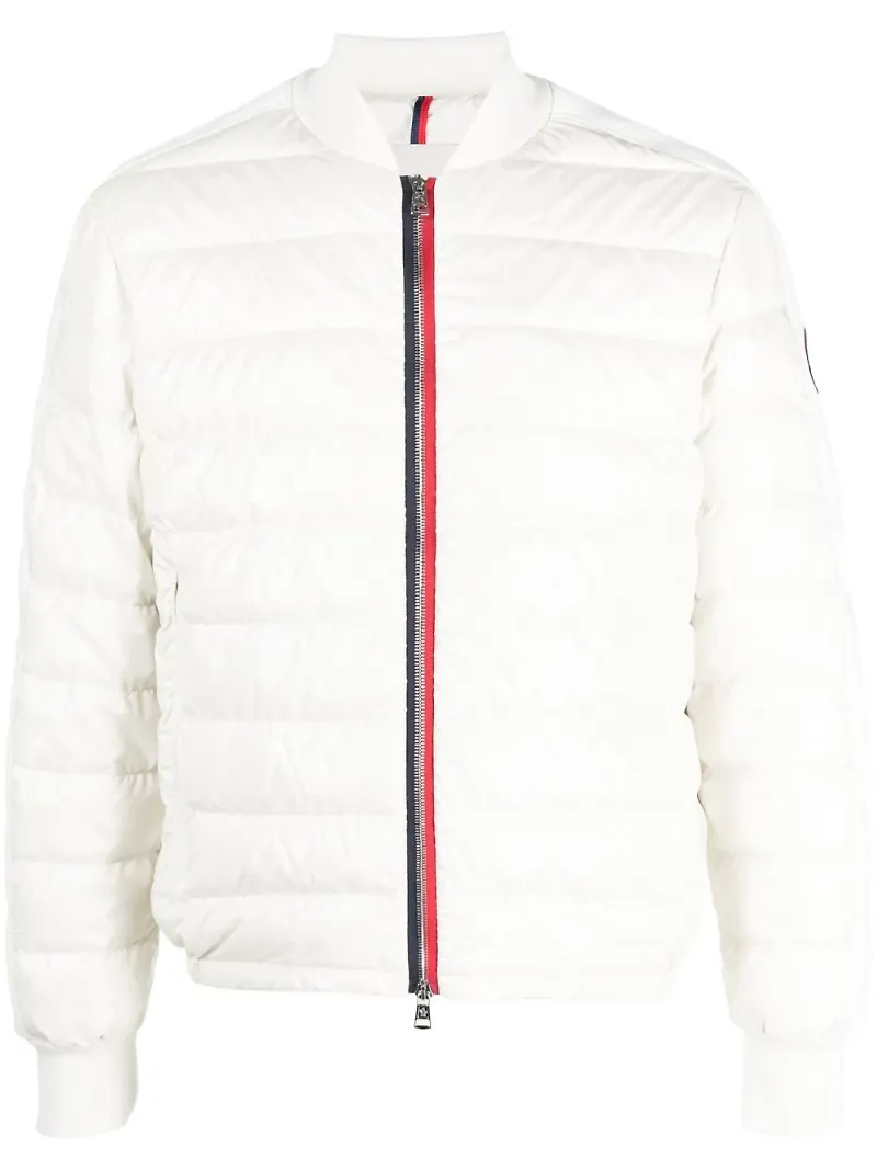 Moncler vadderad bomberjacka - Vit