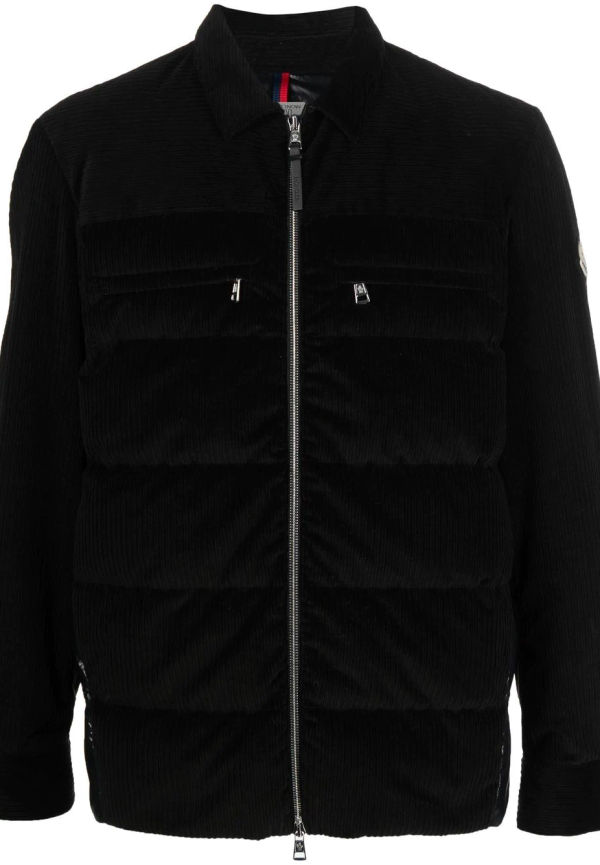 Moncler vadderad bomberjacka i manchester - Svart