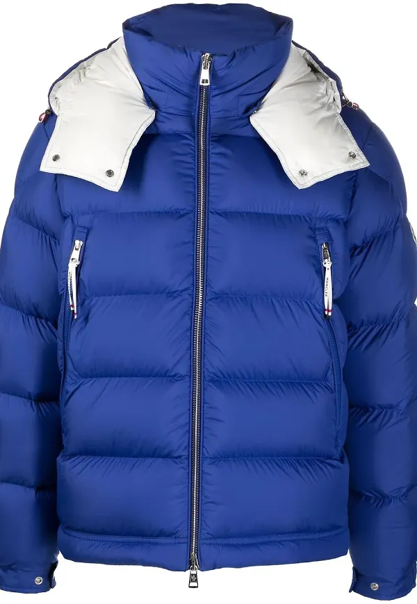 Moncler vadderad dunjacka - Blå