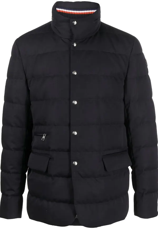 Moncler vadderad dunjacka - Blå