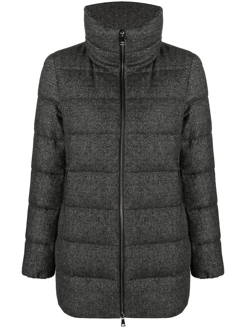 Moncler vadderad dunjacka - Grå