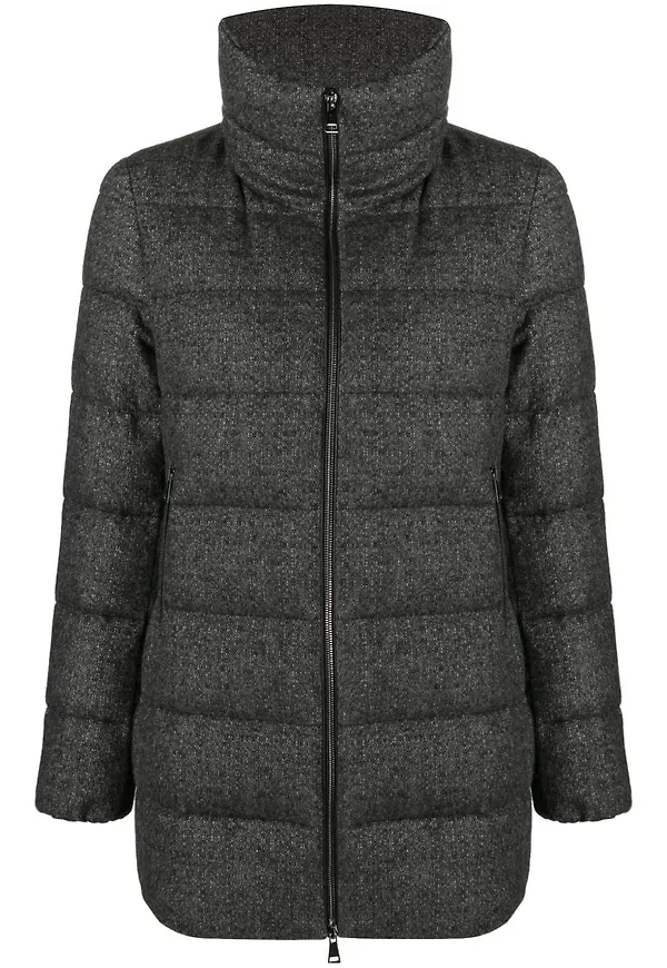 Moncler vadderad dunjacka - Grå