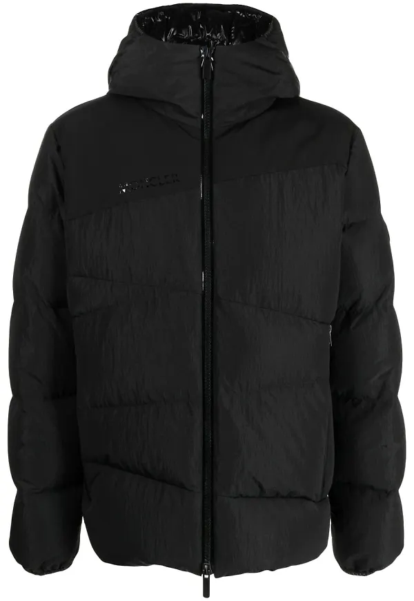 Moncler vadderad dunjacka - Svart