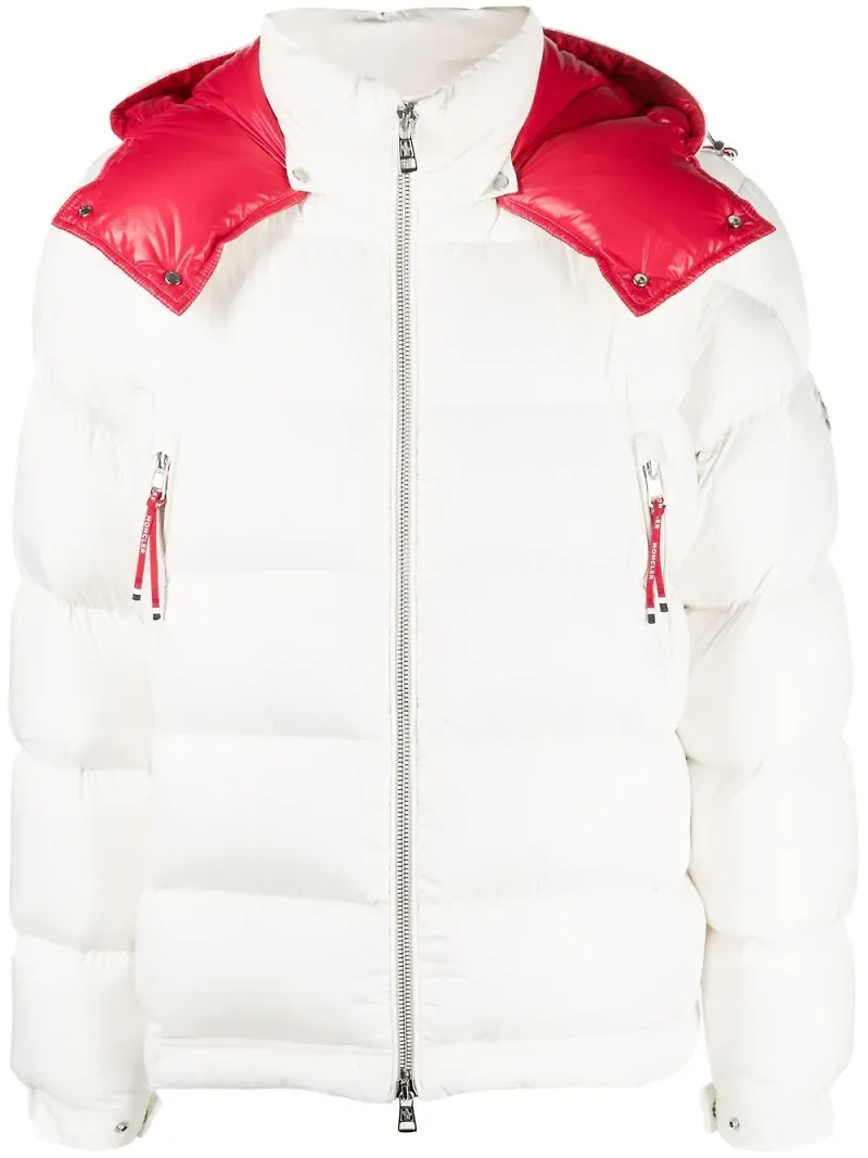 Moncler vadderad dunjacka - Vit