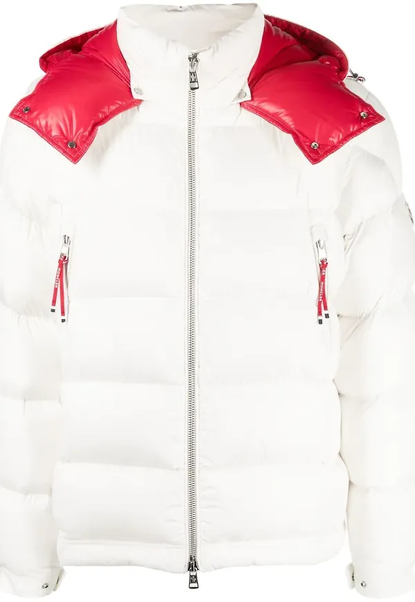 Moncler vadderad dunjacka - Vit