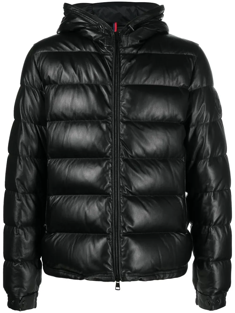 Moncler vadderad jacka - Svart