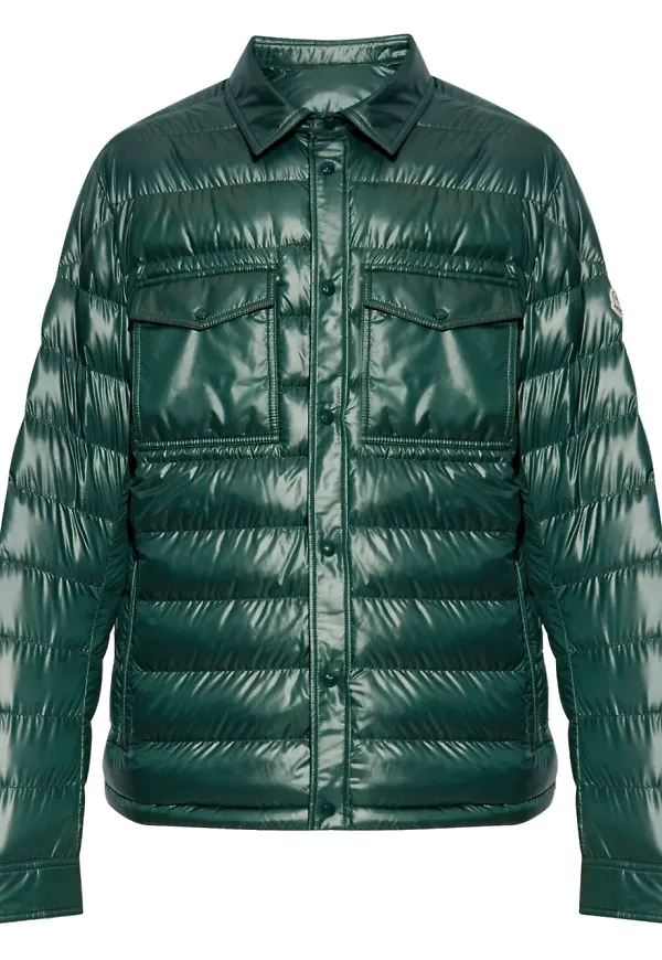 Moncler vadderad jacka - Grön