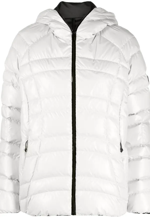 Moncler vadderad jacka med dragkedja - Neutral