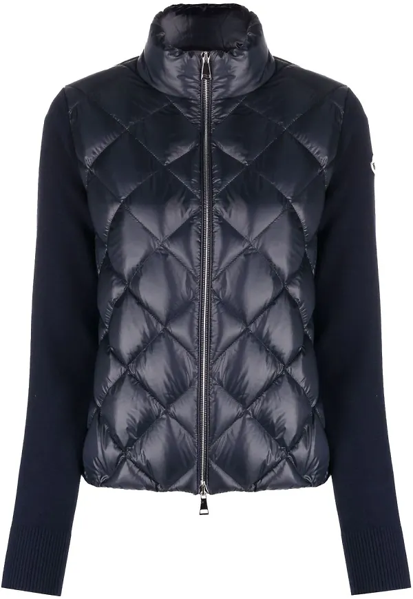 Moncler vadderad kofta - Blå