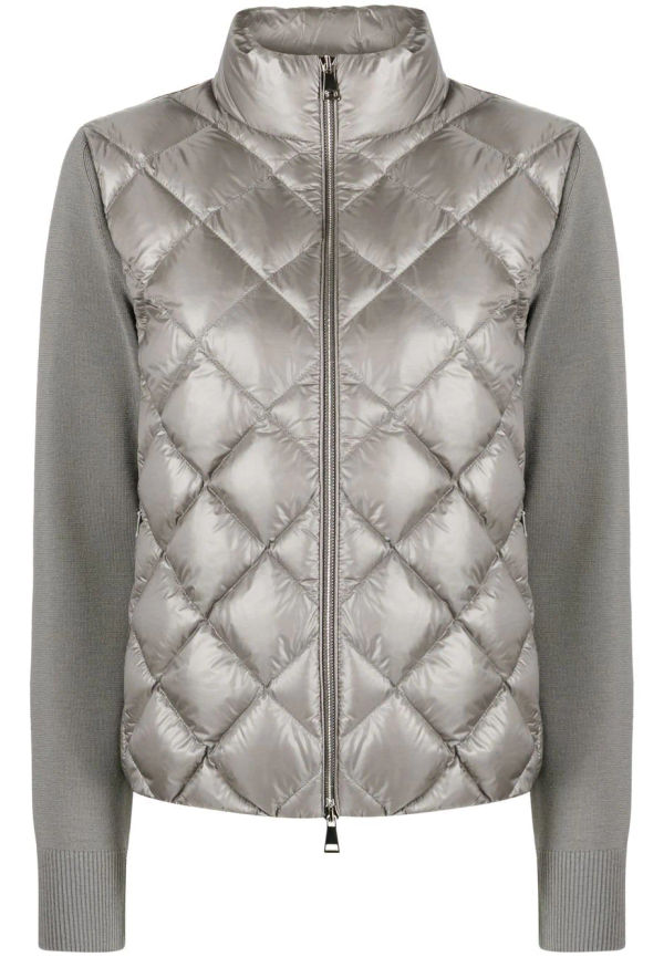 Moncler vadderad kofta - Grå