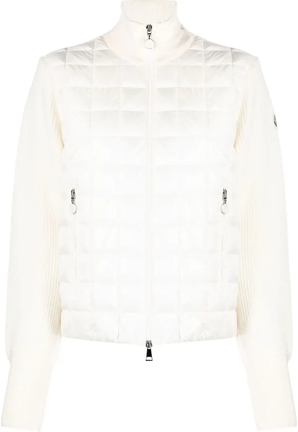 Moncler vadderad kofta - Neutral