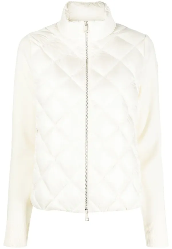 Moncler vadderad kofta - Vit