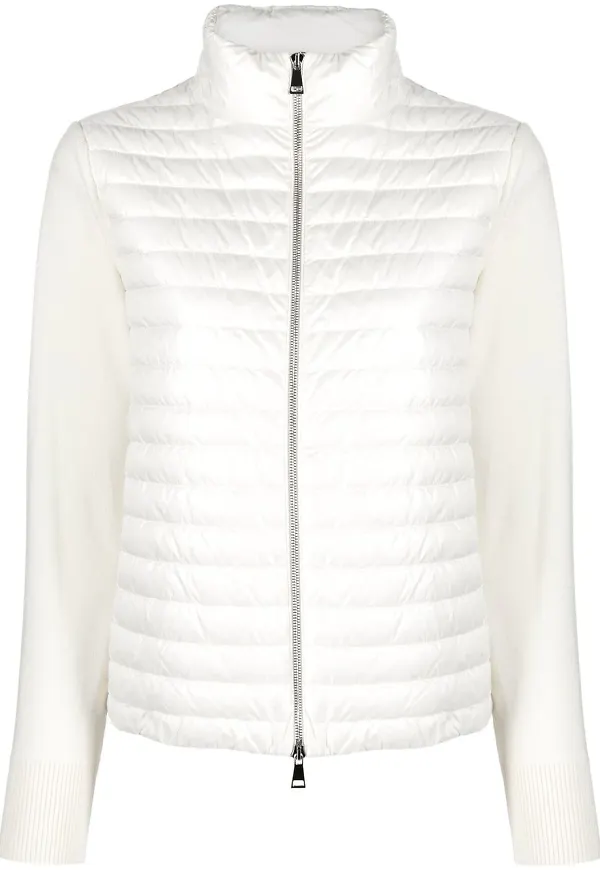 Moncler vadderad kofta - Vit