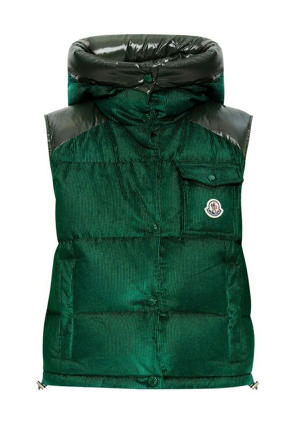 Moncler Vests Grön, Dam