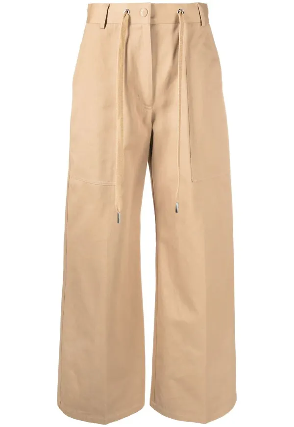 Moncler vida byxor med dragsko - Brun