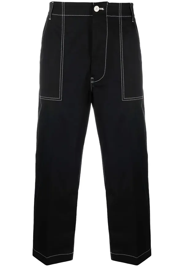 Moncler vida byxor med stygndetalj - Svart