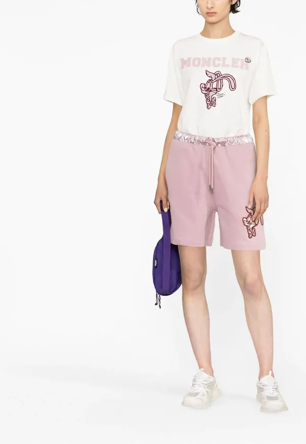 Moncler x Disney shorts - Rosa