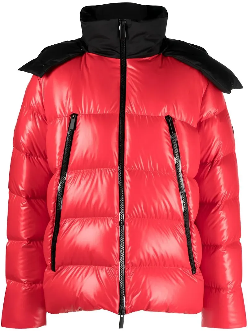 Moncler Zubair kort dunjacka - Röd