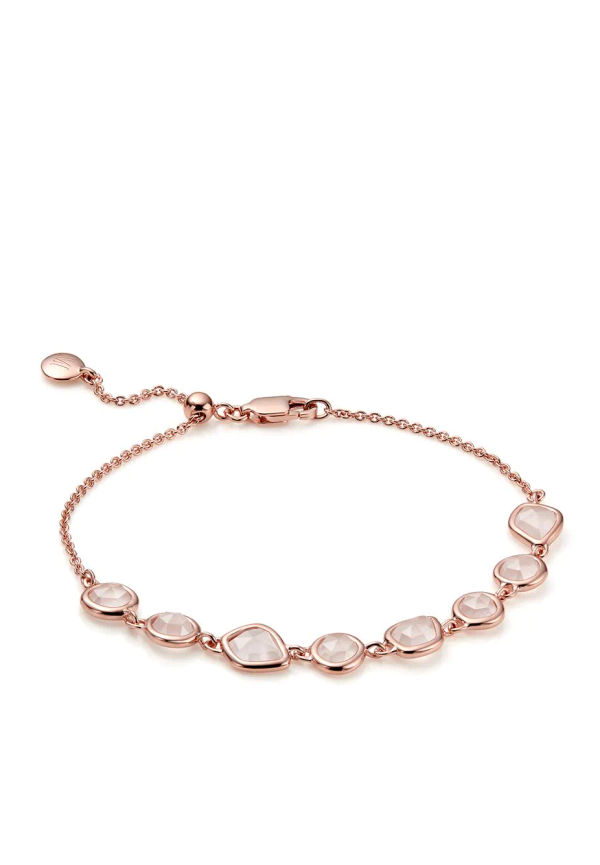Monica Vinader Siren armband i 18K roséguld - Rosa