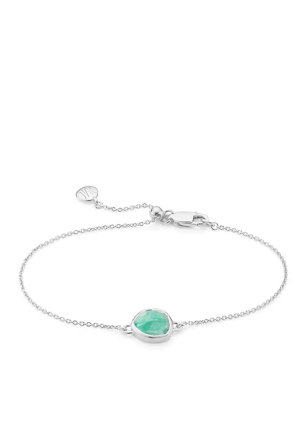 Monica Vinader Siren kedjearmband - Silverfärgad
