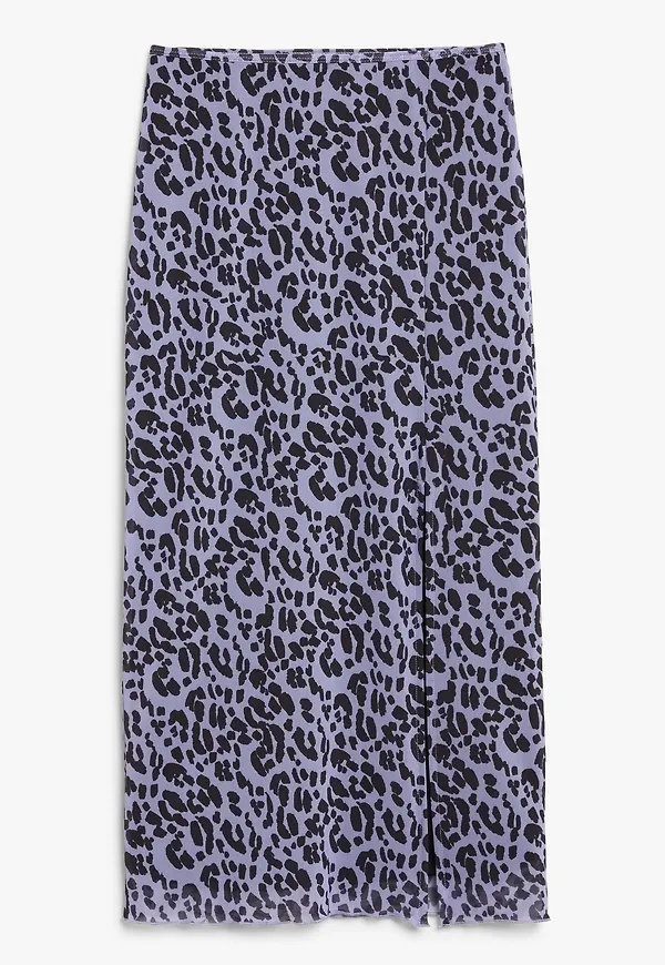 Monki Kjol Med Overlock Ljus Syrenlila, Kjolar i storlek XS