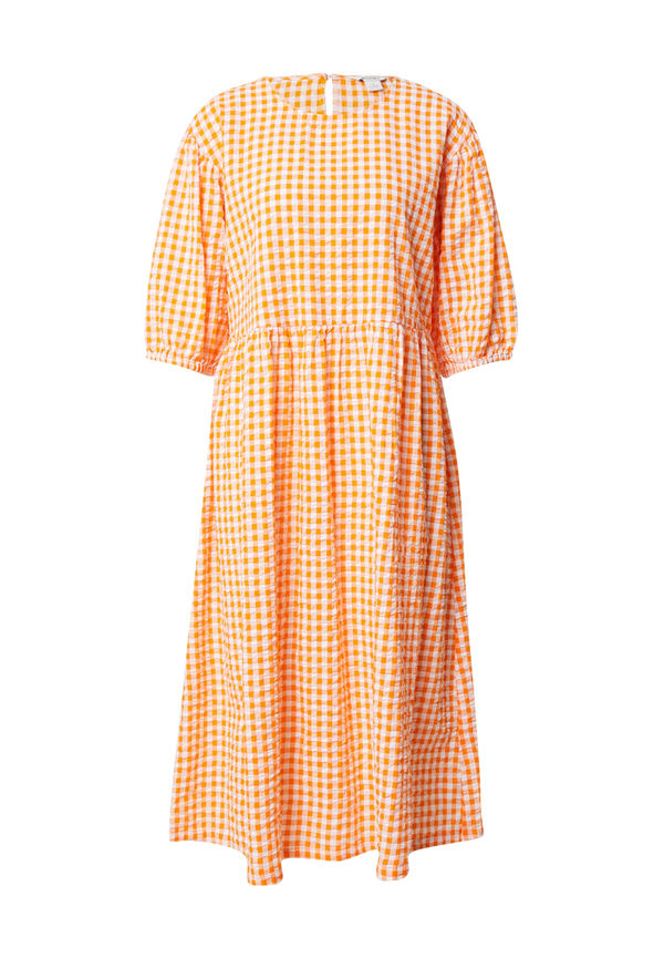 Monki Klänning mandarin / vit