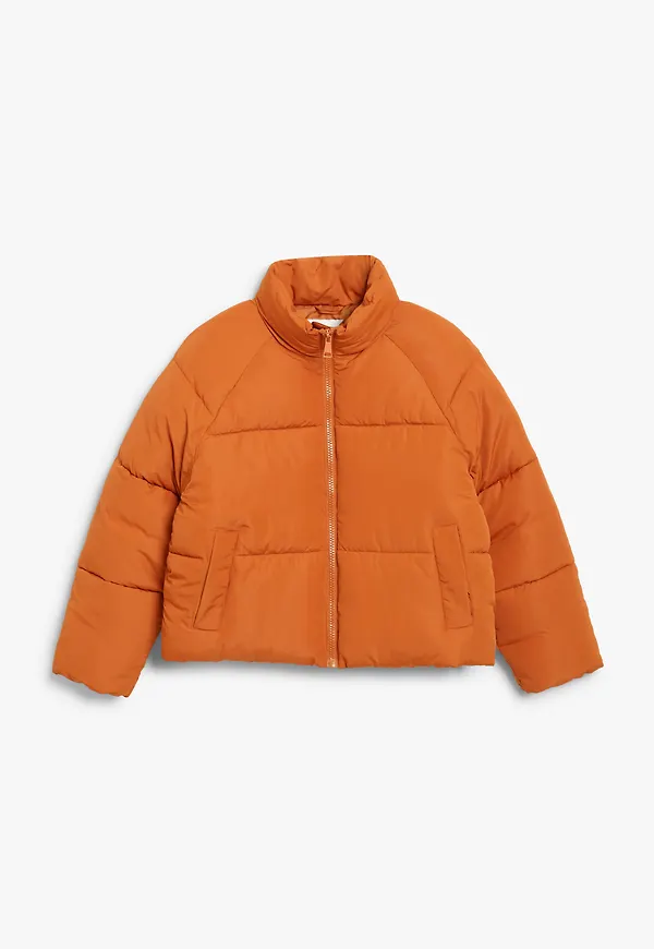 Monki Orange Pufferjacka Orange/mörk, Jackor i storlek XL