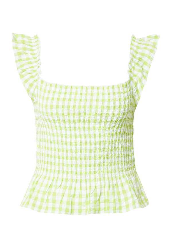 Monki Topp ljusgrön / vit
