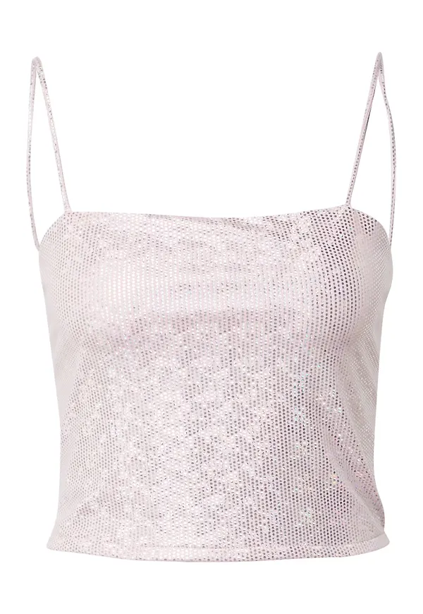 Monki Topp pastellrosa / silver