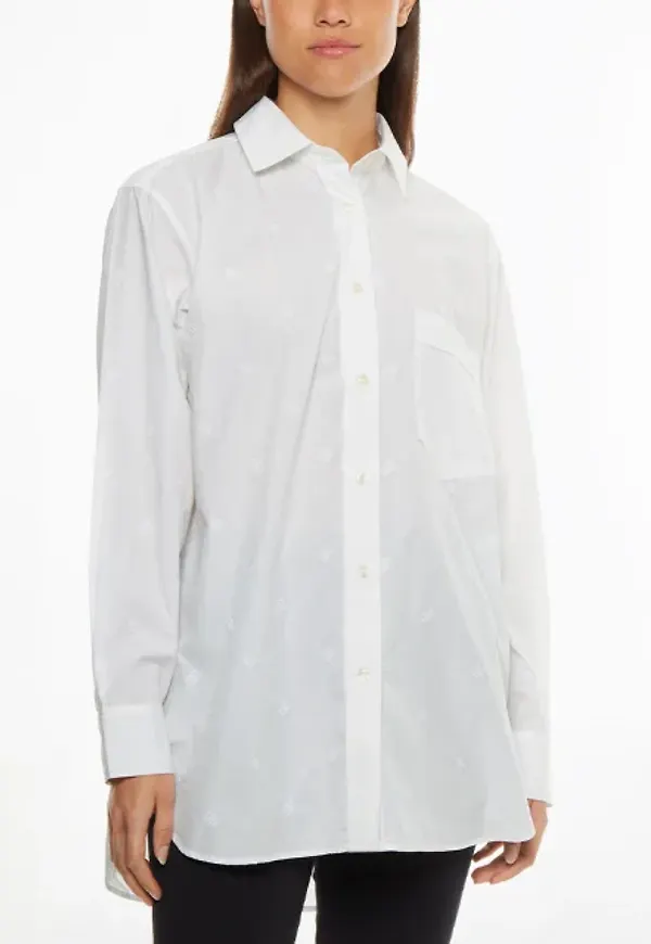 Monogram Co Oversized Shirt Ls