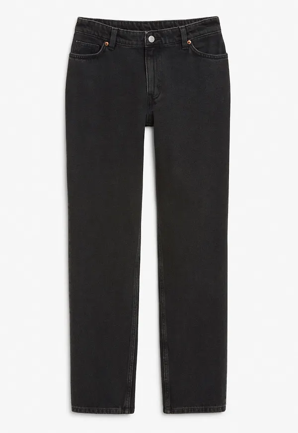 Monokomi mid waist jeans - Black