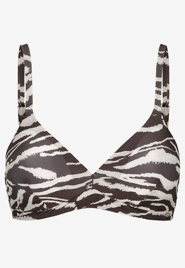 Mönstrad bikini-bh