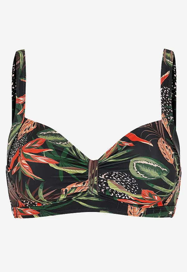 Mönstrad bikini-bh