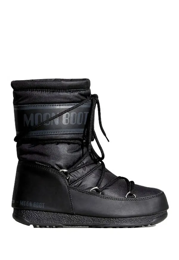 Moon Boot Mid Nylon Wp Boots Svart, Dam