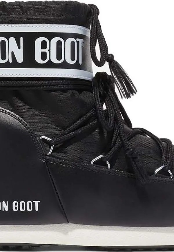 Moon Boot Unisex Icon Low Nylon Black