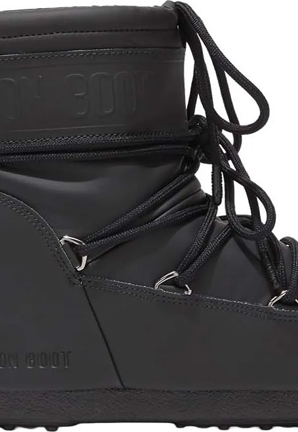 Moon Boot Unisex Icon Low Rubber Black